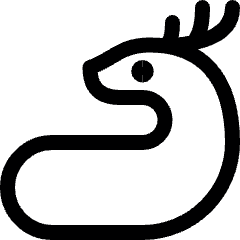 Deer Sleep Icon from Ultimate Regular Set