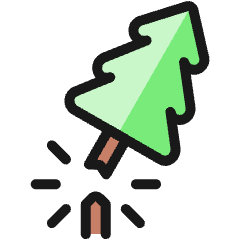 Deforestation Cut Tree Icon from Ultimate Colors Set