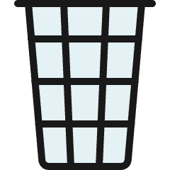 Bin Paper Icon from Ultimate Colors Set