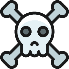 Skull 2 Icon from Ultimate Colors Set
