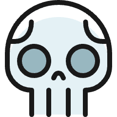 Skull Icon from Ultimate Colors Set