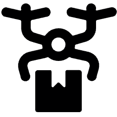 Delivery Drone Icon from Ultimate Bold Set