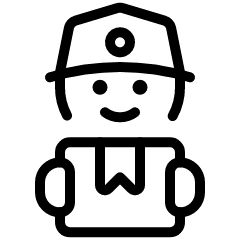 Delivery Man Give Icon from Ultimate Light Set