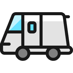 Delivery Truck 1 Icon from Ultimate Colors Set