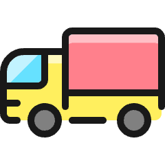 Delivery Truck 5 Icon from Ultimate Colors Set