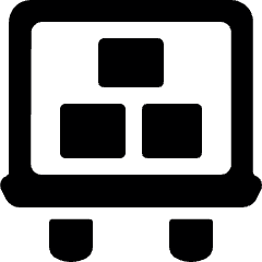 Delivery Truck Boxes Icon from Ultimate Bold Set