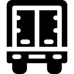 Truck Trailer Door Closed Icon from Ultimate Bold Set