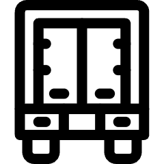 Truck Trailer Door Closed Icon from Ultimate Regular Set