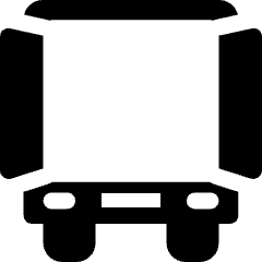 Truck Trailer Door Open Empty Icon from Ultimate Bold Set