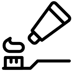 Brush Toothpaste 2 Icon from Ultimate Light Set