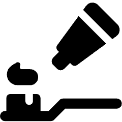 Brush Toothpaste 2 Icon from Ultimate Bold Set