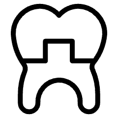 Dental Crown 1 Icon from Ultimate Light Set