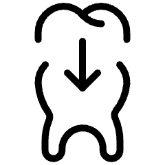 Dental Crown In Icon from Ultimate Light Set