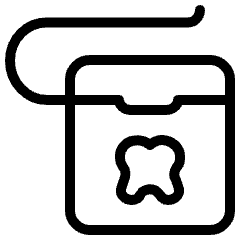 Dental Floss Pick Icon from Ultimate Light Set