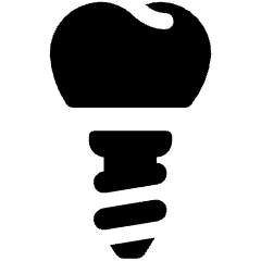 Dental Implant 1 Icon from Ultimate Bold Set