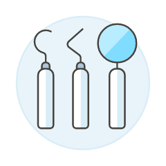 Dentistry Tools Illustration from UX Colors Set