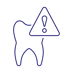 Dentistry Tooth Alert 1 Illustration from UX Line Set