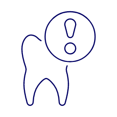 Dentistry Tooth Alert 2 Illustration from UX Line Set