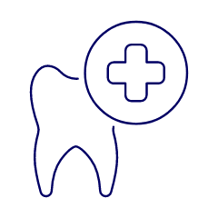 Dentistry Tooth Care 2 Illustration from UX Line Set