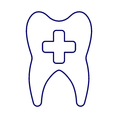Dentistry Tooth Care 3 Illustration from UX Line Set