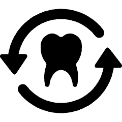 Dentistry Tooth Exchange Icon from Ultimate Bold Set