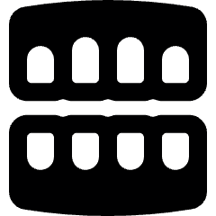 Dentistry Tooth Jaws Icon from Ultimate Bold Set
