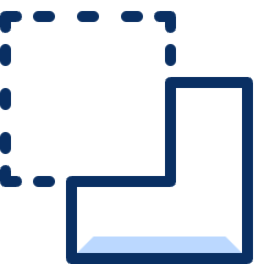 Crop 2 Icon from Cyber Duotone Set