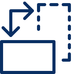 Flip Down Icon from Cyber Line Set