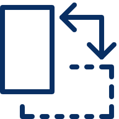 Flip UP Icon from Cyber Line Set