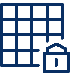 Grid Lock Icon from Cyber Line Set