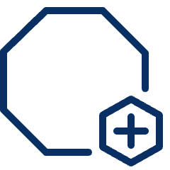 New Octagon Icon from Cyber Line Set