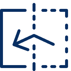 Reflect Left Icon from Cyber Line Set