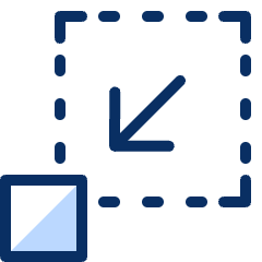 Shrink Icon from Cyber Duotone Set