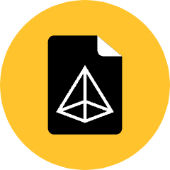 3d File Icon from Kameleon Pop Set
