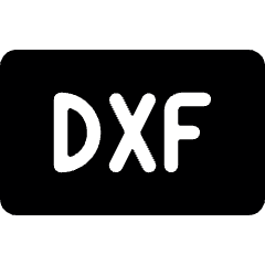 Design Document Dxf Icon from Ultimate Bold Set