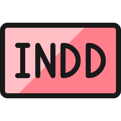 Design Document Indd Icon from Ultimate Colors Set