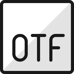 Design Document Otf 1 Icon from Ultimate Colors Set