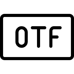 Design Document Otf Icon from Ultimate Light Set