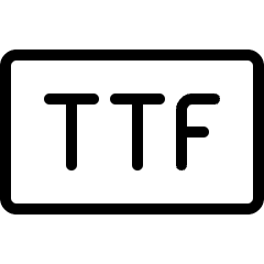 Design Document Ttf Icon from Ultimate Light Set