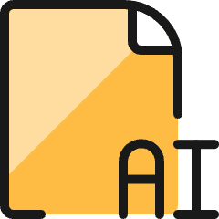 Design File Ai 1 Icon from Ultimate Colors Set