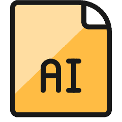 Design File Ai Icon from Ultimate Colors Set
