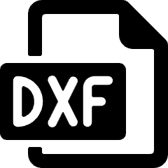 Design File Dxf 1 Icon from Ultimate Bold Set