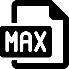 Design File Max 1 Icon from Ultimate Bold Set