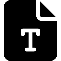 Design File Text Icon from Ultimate Bold Set
