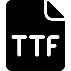 Design File Ttf Icon from Ultimate Bold Set