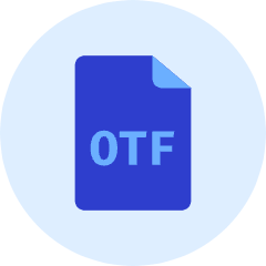Otf File Icon from Kameleon Duo Set