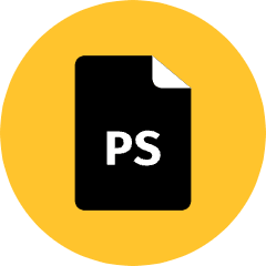 Ps File Icon from Kameleon Pop Set