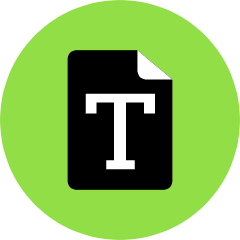Text File Icon from Kameleon Pop Set