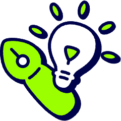 Vector Idea Icon from Stickies Duo Set