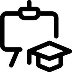 Design Drawing Board Education Icon from Ultimate Regular Set